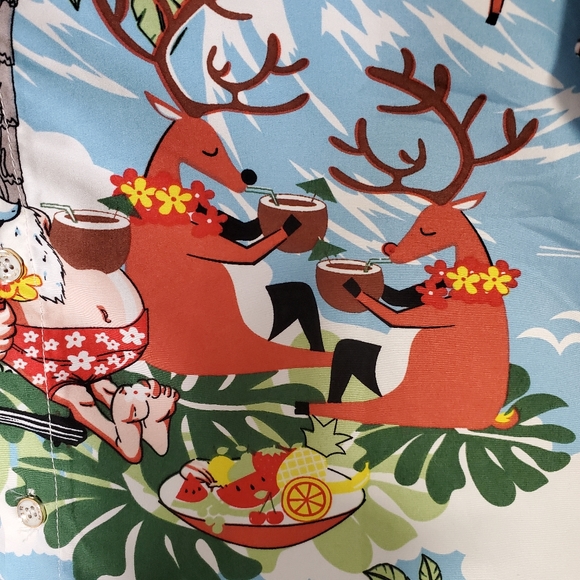 SSLR Christmas Button up Shirt - Picture 8 of 16